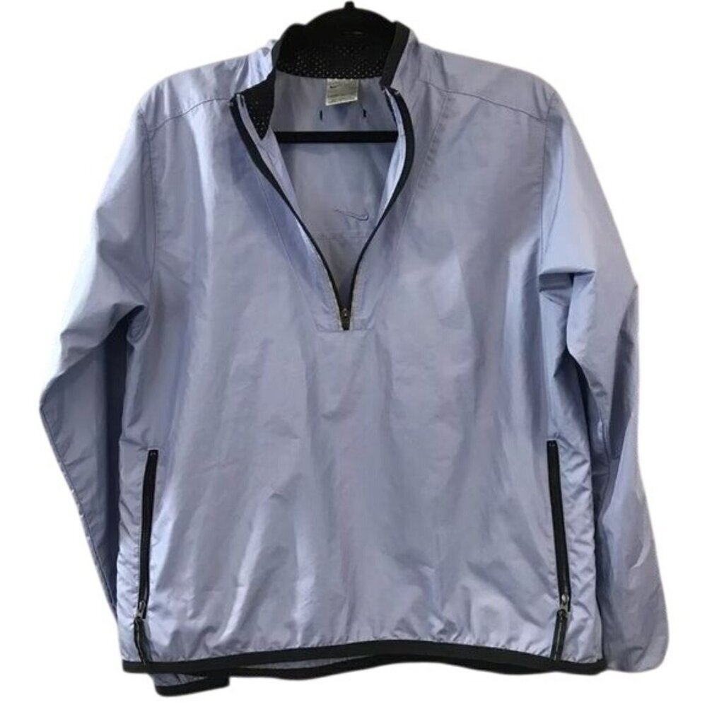 Nike Windbreaker Jacket M Half-Zip Pullover Lightweight Water-Resistant Y2K